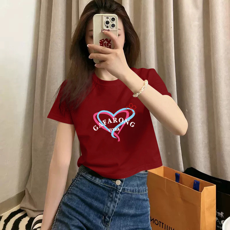 short cotton short sleeve T-shirt
