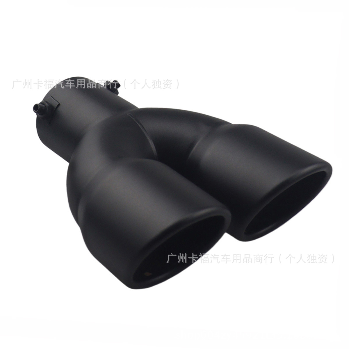 Exhaust pipe: Universal Universal Stainless Steel - straight-matte-black