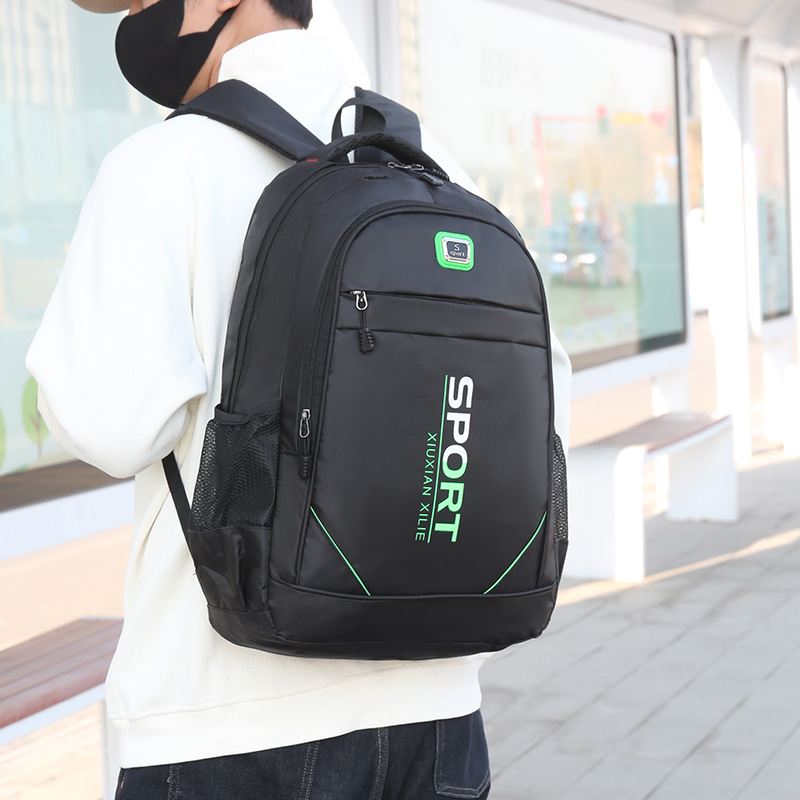 Bolsos de hombro para hombres de gran capacidad, mochilas de computadora para viajes de ocio, mochilas para estudiantes de secundaria, estudiantes de secundaria, estudiantes universitarios