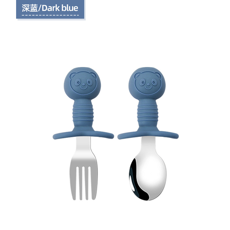 Vajilla para niños 316 tenedor y cuchara de acero inoxidable