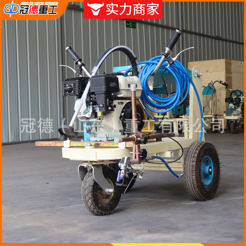 冷喷划线机液压柱塞泵冷喷划线机激光标正马路标线喷涂机