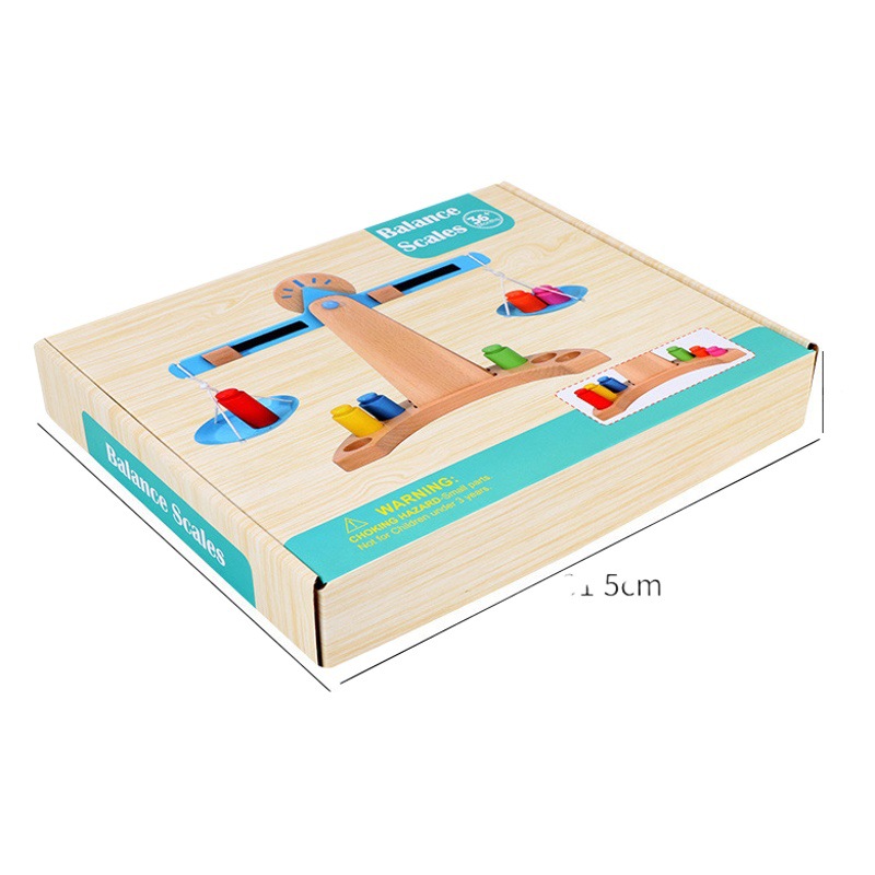 Escala de equilibrio educativo para niños juguetes de Educación Temprana de madera para bebés de más de 3 años juguetes de jardín de infantes de ciencia y educación de madera para niños