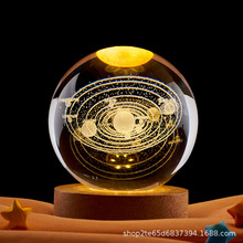 跨境水晶球摆件床头小夜灯节日纪念桌面摆件同学礼物校园创意礼品