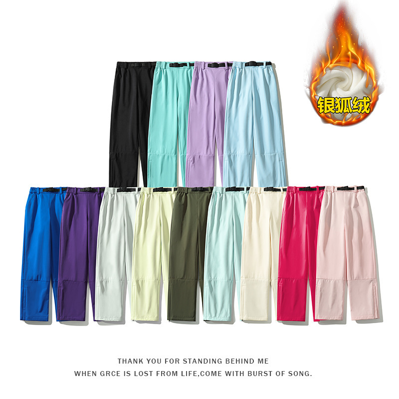 Special Offer Ski Pants Solid Color Versatile Unisex Snow Pants for Minus Twenty Degrees Waterproof Hiking Pants