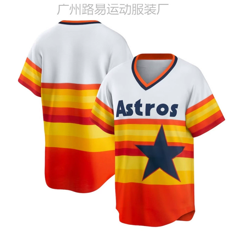 Его Astros Houston Astros кросс-бордер джерси 2#Брегман 27#Алтуве вышитая бейсбольная джерси