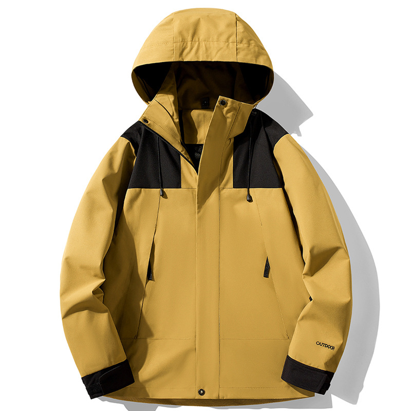 Chaqueta de Montaña Impermeable y Cortavientos 3 en 1 Desmontable, Estilo Unisex, Nueva Colección 2025