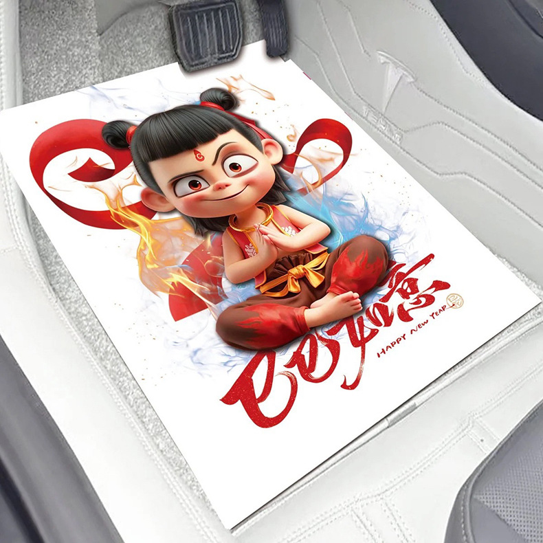 Custom-Made Disposable Car Floor Mats, Stone Paper Floor Mats, Thickened Paper Floor Mats for Car Washing, Environmentally Friendly, Wear-Resistant, Durable and Not Easily Torn