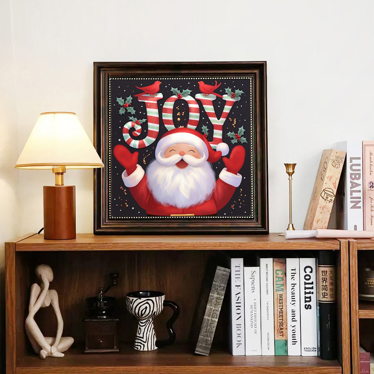 Kit de materiales DIY para pintura de diamantes hecha a mano de Papá Noel, decoración del hogar, superventas transfronterizo, venta al por mayor