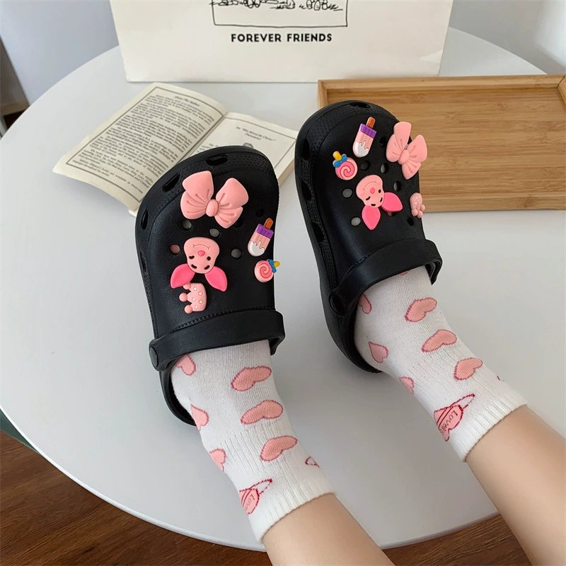Hello kitty, милый серебряный аксессуар, карманная съемная пряжка для обуви, стиль высокого качества
