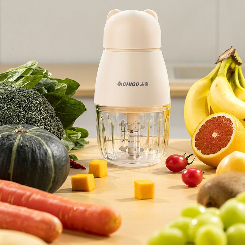 志高婴儿辅食机宝宝料理机电动家用多功能小型食物研磨器搅拌打泥