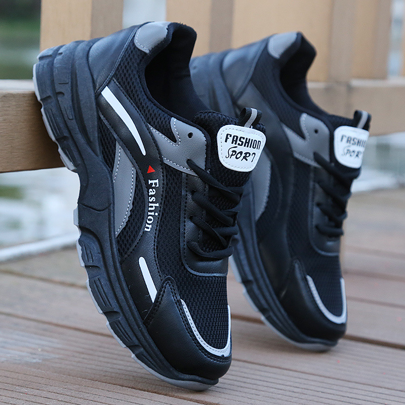 Zapatos de hombre, zapatos deportivos de otoño desodorantes y transpirables, zapatos de papá de todo fósforo, zapatos de red para estudiantes masculinos, zapatos para correr, zapatos casuales para hombres