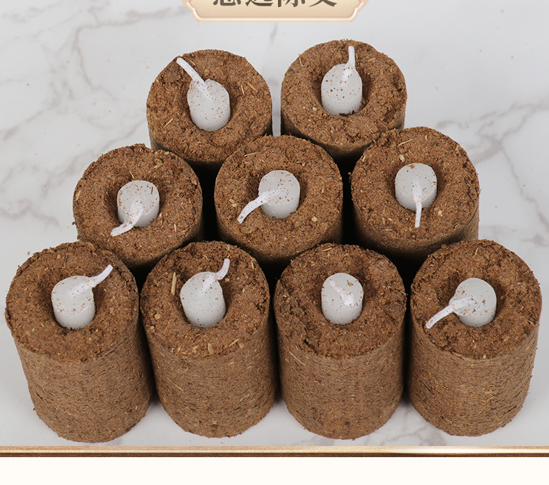 Candle-Style Moxa Sticks 40 Pack Ai Zhu Moxibustion Rolls for Home Warming Care quality and texture