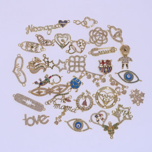 ΢��18K���ʯ�����۾��������������DIY�Ʒ������N��ʽ