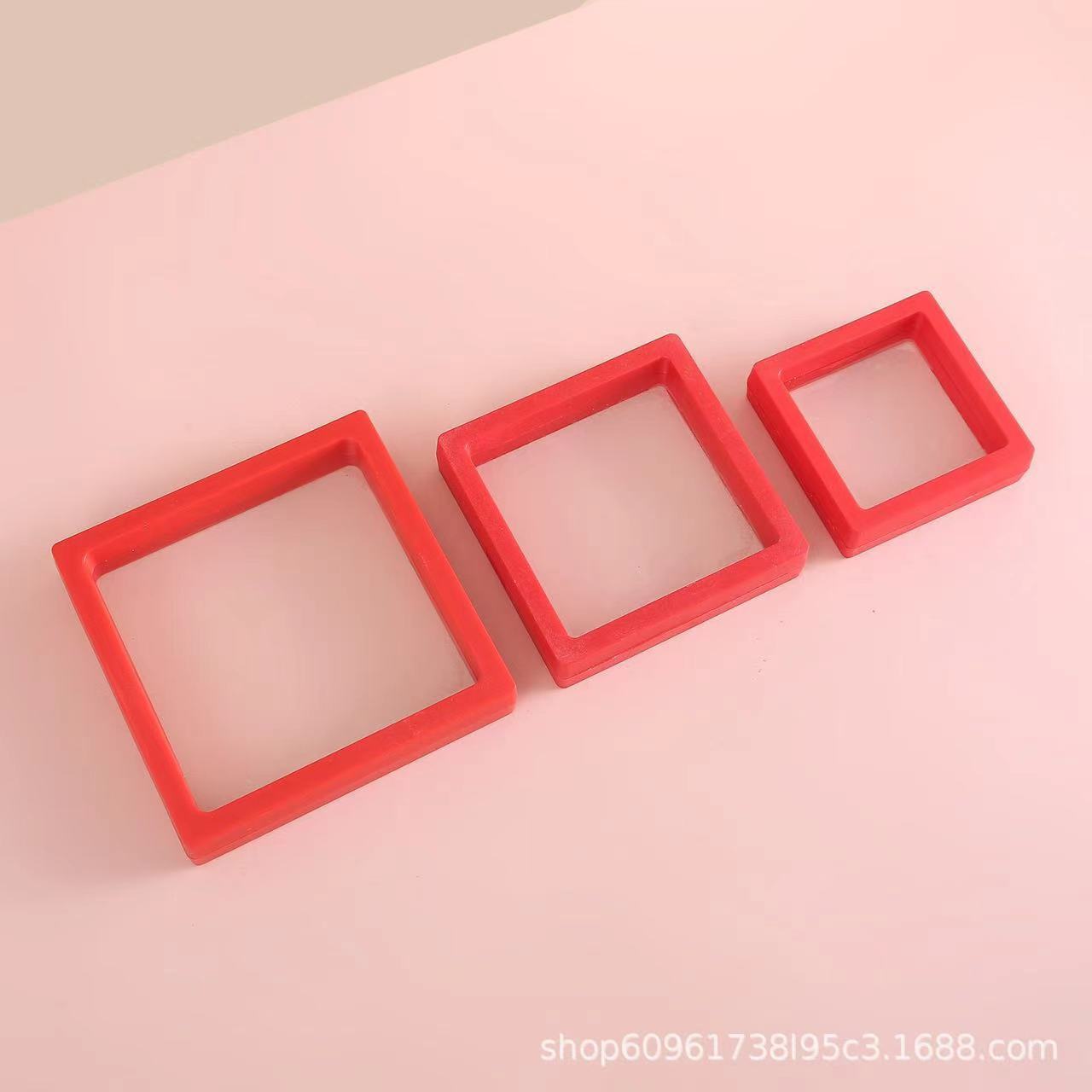 Caja de joyería PE caja de almacenamiento de brazaletes caja de exhibición de joyería caja de suspensión caja de película de papel elástica transparente para usar armadura