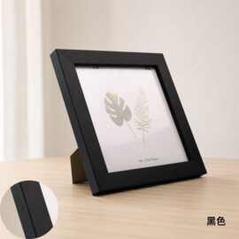 简约平面PVC包覆密度板相框摆挂通用方4方5居方形小尺寸画框批发