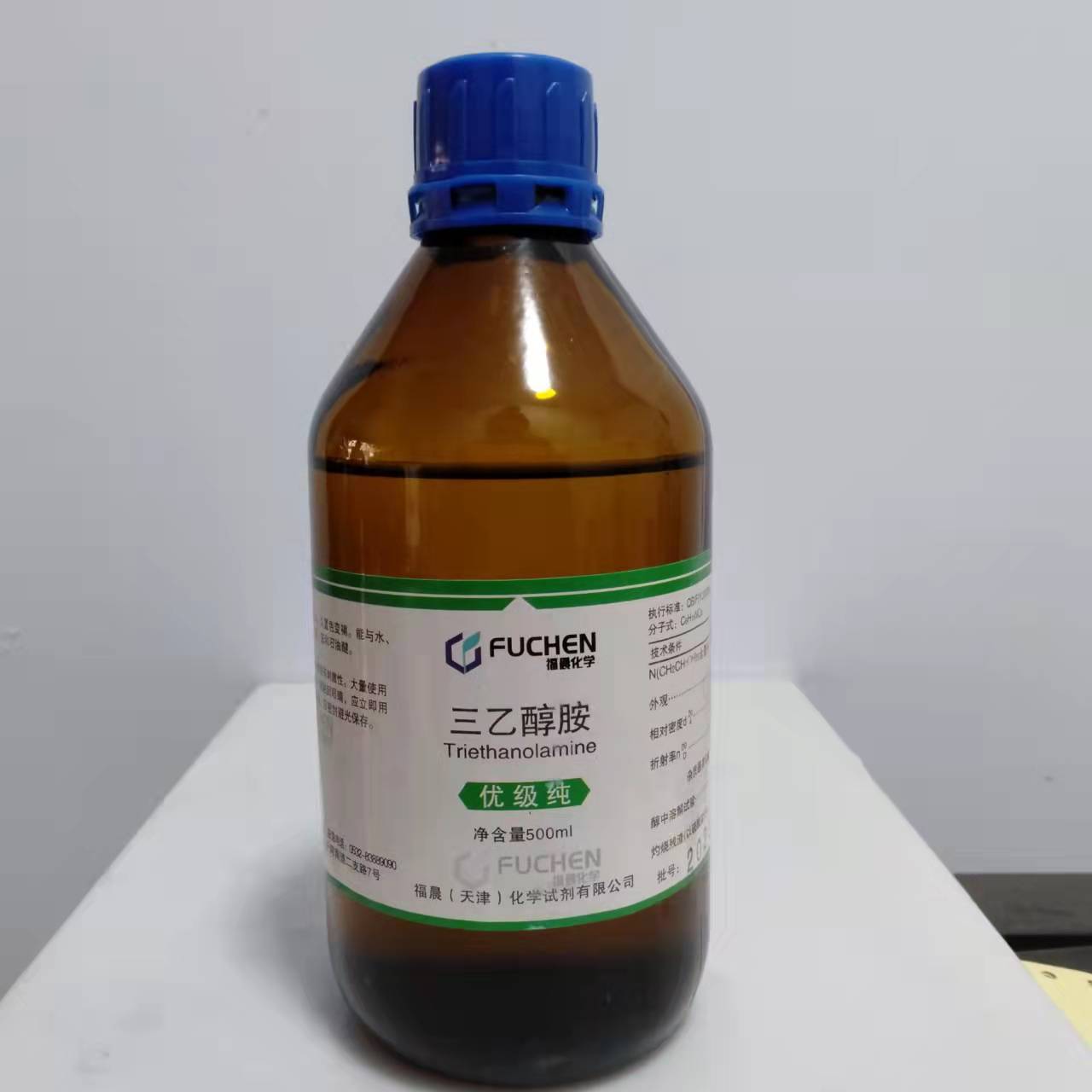 优级纯 三乙醇胺 GR500ml/瓶 99.0%   CAS:102-71-6