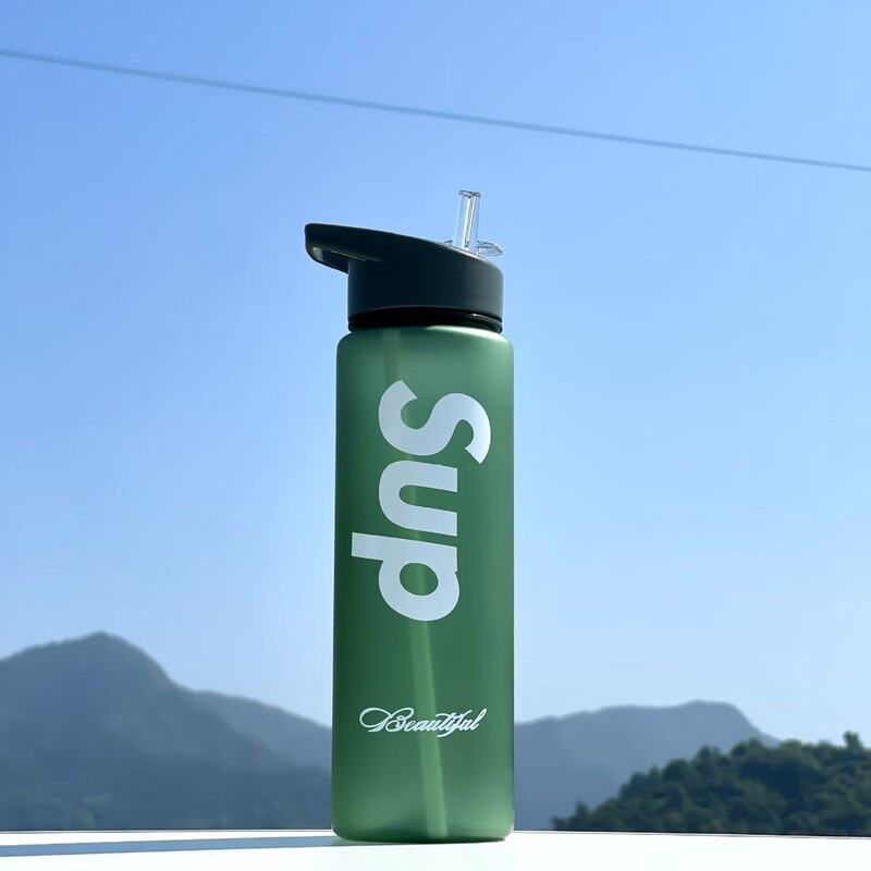 2025跨境新款户外水杯大容量运动水杯磨砂吸管杯便携杯子厂家批发|undefined