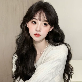 假发女大波浪长发网红仿真长卷发空气刘海化纤全头套实力工厂货源