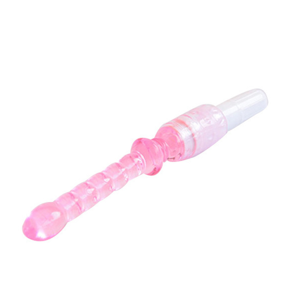 Weiblicher Jelly-Rückenmassage-Flirtstab-Masturbator mit Zugperlen und G-Punkt-Vibrator-Sexspielzeug für Erwachsene_voghion.com