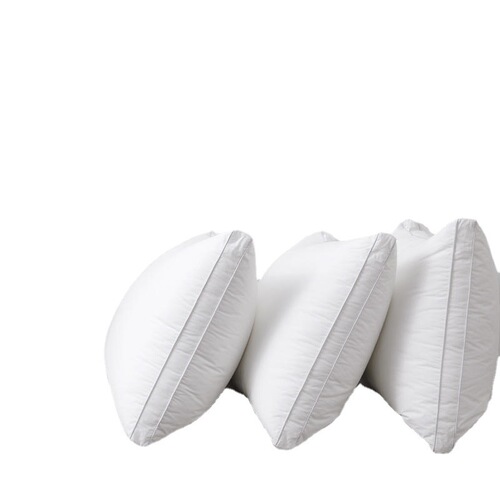 All-cotton five-star hotel pillow core, inn, hotel, pure white pillow, single person down feather pillow, high-end neck pillow