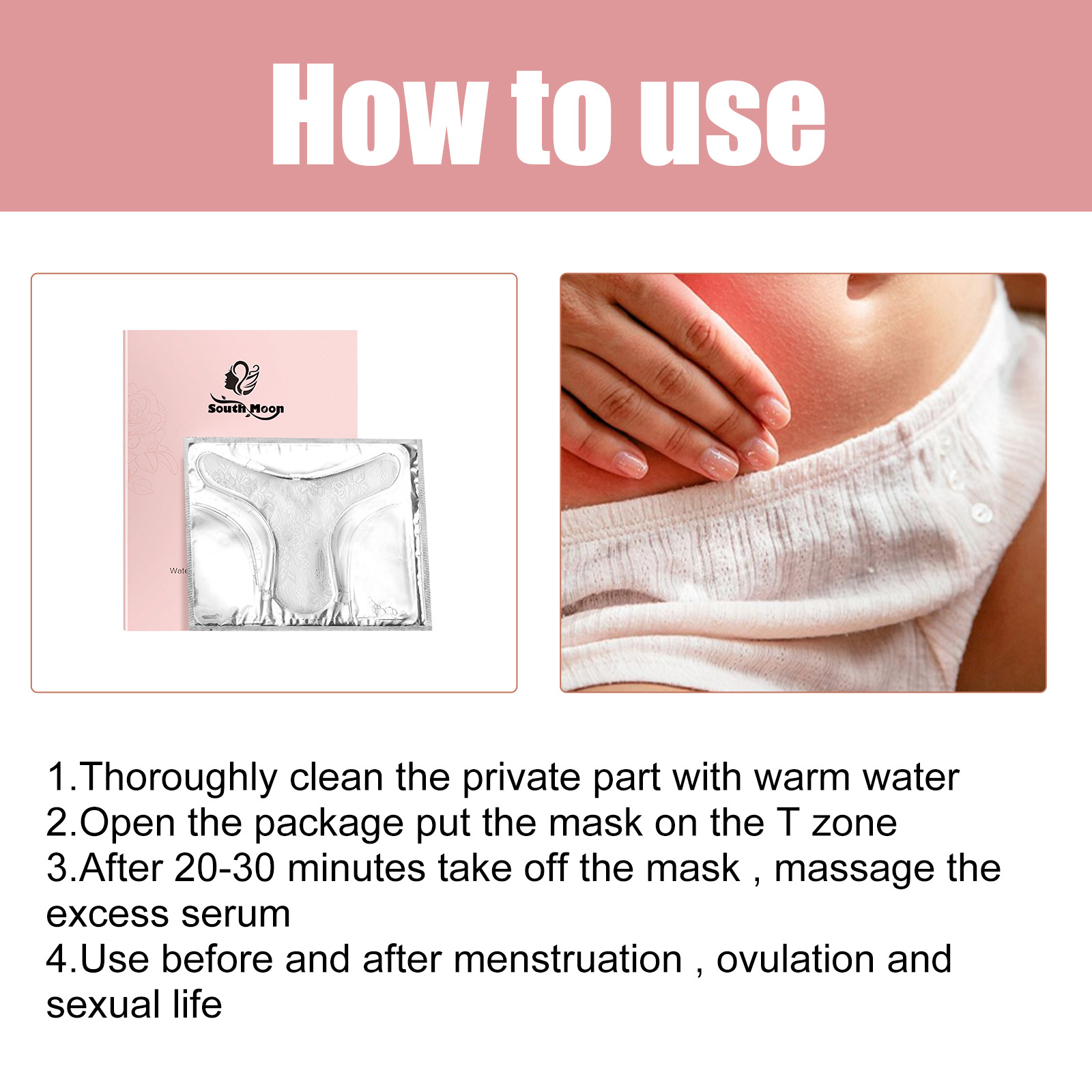 South Moon Women's Firming Pa Relieving Physical Discomforts, Cleaning Odors, Anti Iing, Moisturizing Care_voghion.com