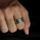 Men's domineering fashion open ring retro personality index finger Chinese style auspicious beast ring in stock wholesale