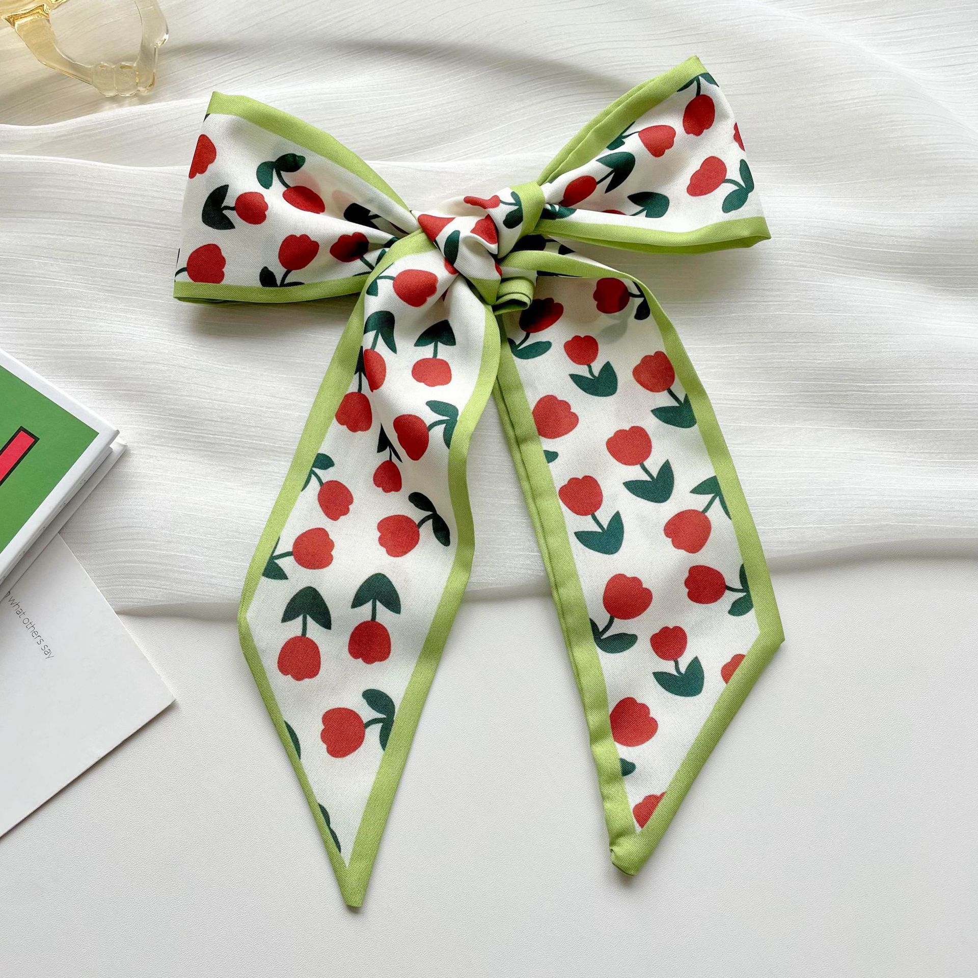 Tulipán con borde verde