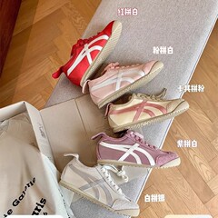 内高の阿甘徳訓靴女性2025新型のフラットレジャー運動靴の柔らかい底のランニング靴の靴の白い靴
