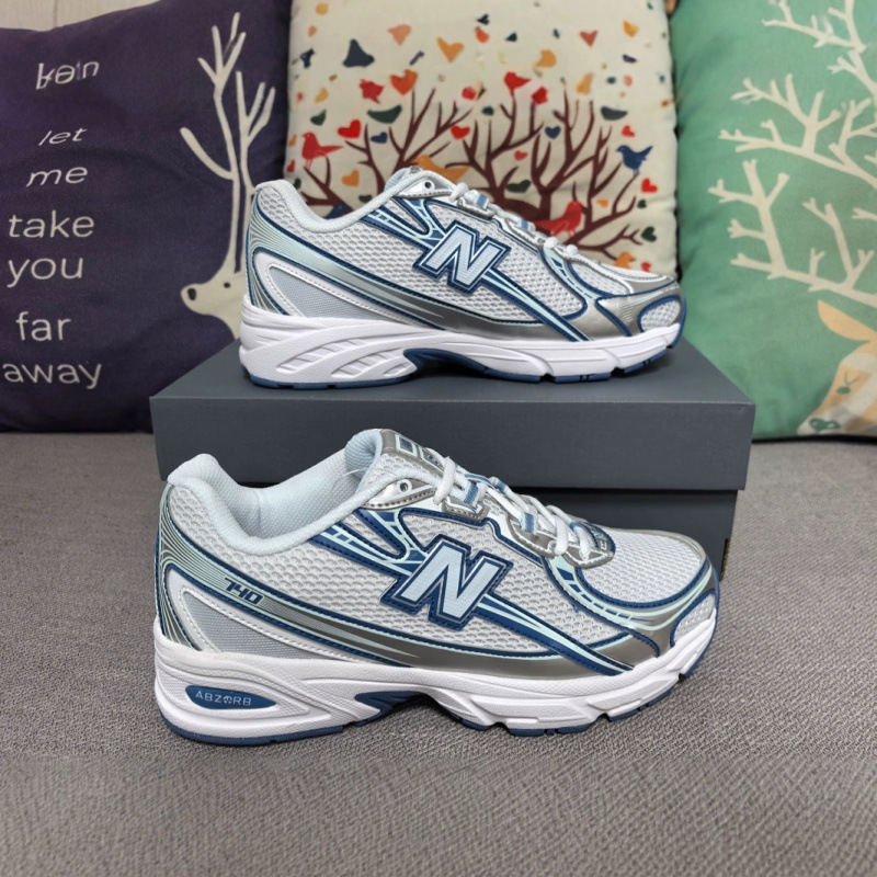 純粋なオリジナル NB740 ランニングシューズ通気性メッシュスポーツシューズ男性と女性のレトロ高さ増加お父さん靴カップルファッショントレンディな靴|undefined