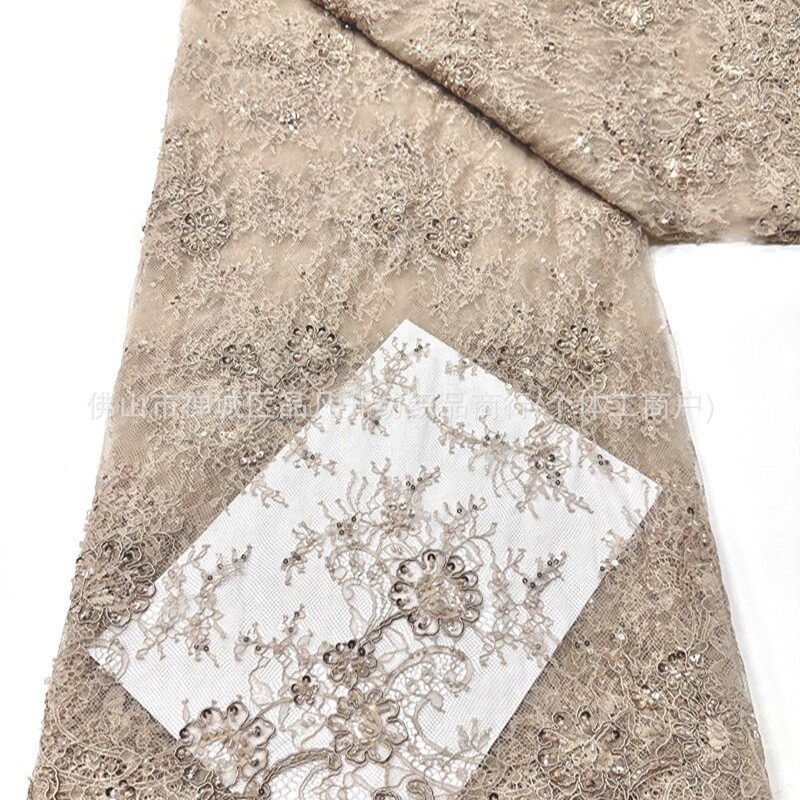 Fabricantes de posicionamiento de automóviles de posicionamiento de perlas de encaje de tela de moda de alta gama ropa de tela de cena comercio exterior transfronterizo