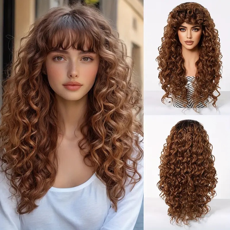 New Foreign Trade Products European and American Women's Small Curly Wigs Rose Net African Small Curly Chemical Fiber High-Temperature Silk Headgear Wholesale New Foreign Trade Products European and American Women's Small Curly Wigs Rose Net African Small Curly Chemical Fiber High-Temperature Silk Headgear Wholesale