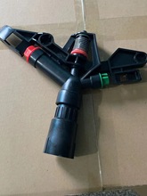 农用全新塑料双喷草地灌溉园艺旋转远射程喷枪大田喷灌喷头浇水