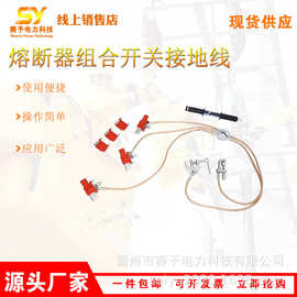 多用途高低压接地棒熔断器组合开关接地线RZ-ECBT-ID便携短路铜线