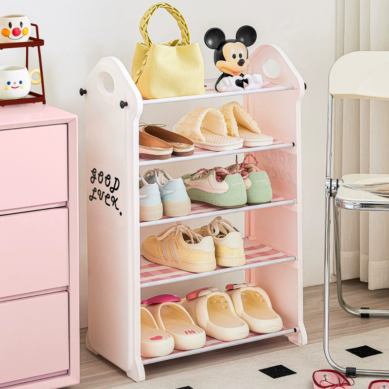 Shoe rack dormitory small simple shoe rack home entrance door multi-layer dust-proof shoe cabinet cute shoe storage rack