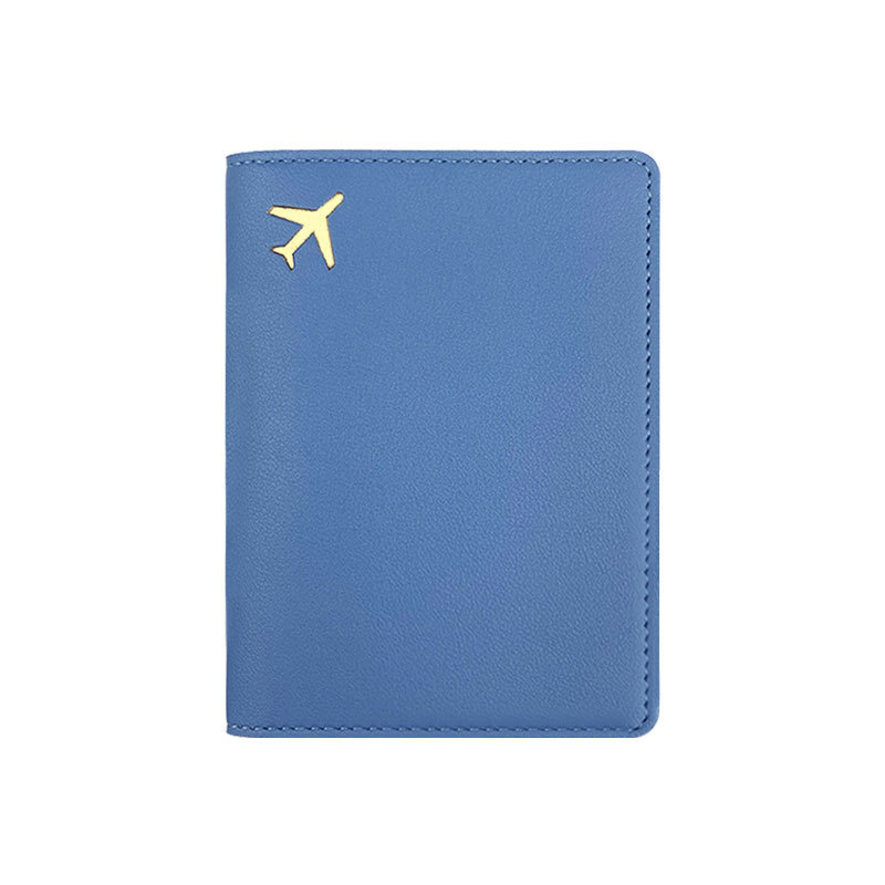 Kişiselleştirilmiş pasaportluk, gezi seyahati, taşınabilir uçak kartı tutucusu, unisex hırsızlık önleyici pasaportluk, günlük PU uyumlu