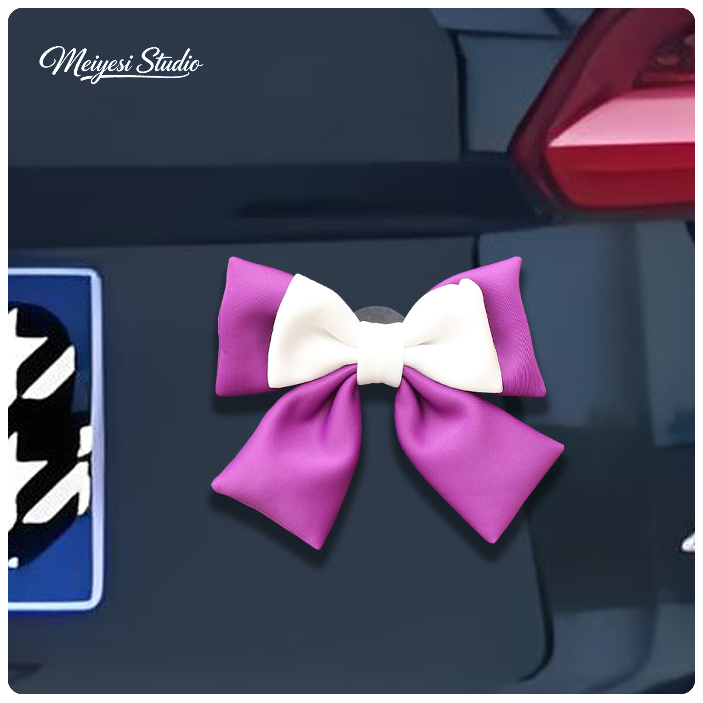 Auto pegatinas de automóviles arco decoración baúl motocicleta eléctrica colgante accesorios de cola muñeca muñeca
