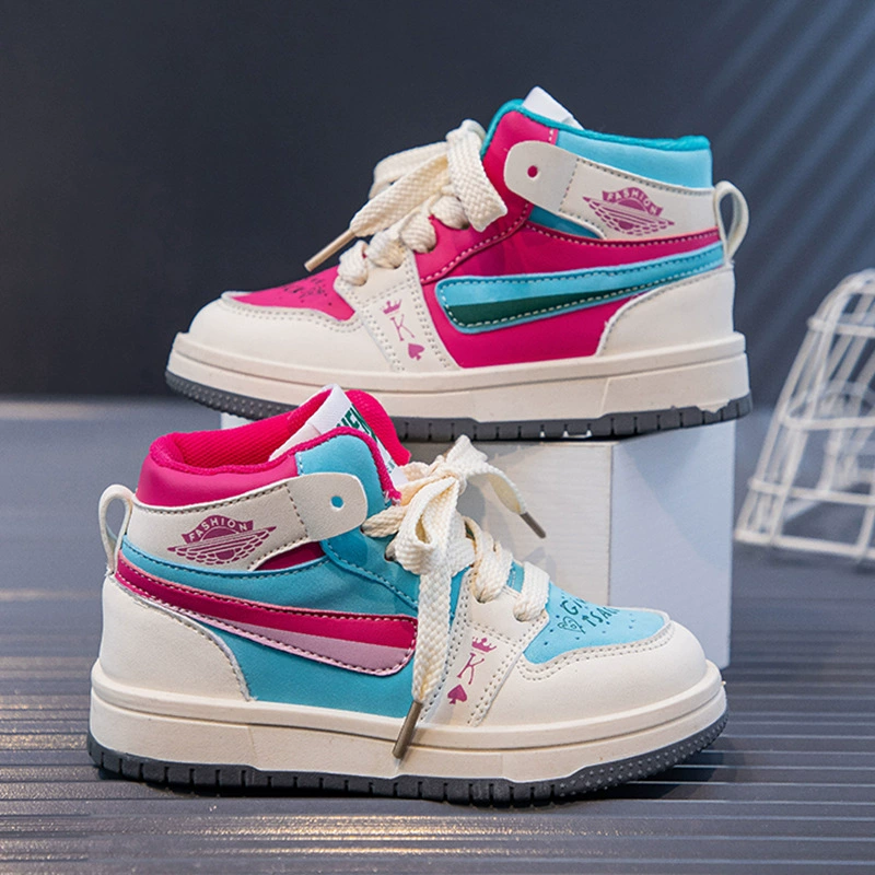 Детская обувь для девочек повседневная обувь весна и осень новые взрывные туфли модные кроссовки для девочек