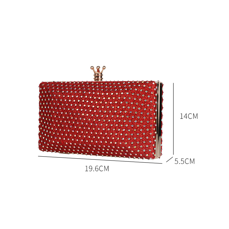 Bolso de noche crossbody europeo y americano transfronterizo versátil elegante moda de las mujeres cadena portátil bolsa de hombro de las axilas al por mayor