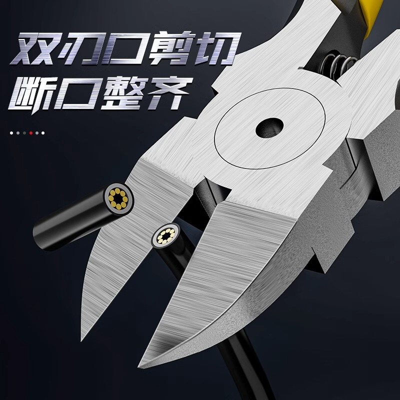 工業用クロムバナジウム鋼 4inch 6inch 省力ノズルプライヤー高硬度厚みのある両刃は鋼線を切断できますノズルプライヤー|undefined