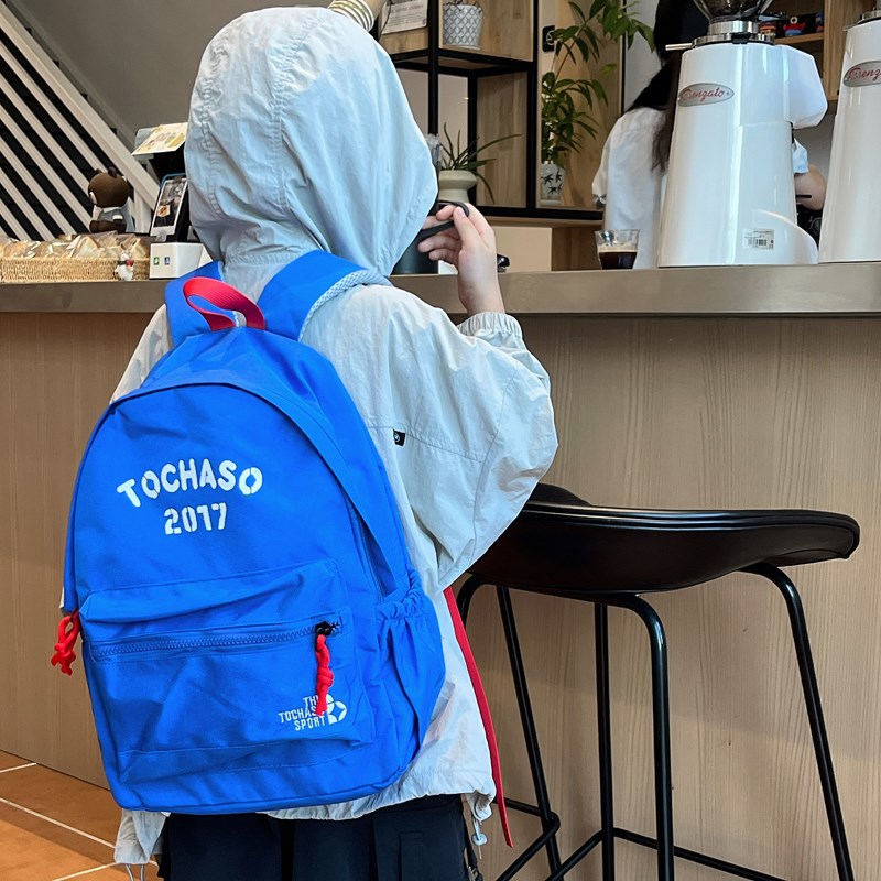 유치원 SCHOOLBAG BOYS의 한국 스타일 잘 생긴 캐주얼 여행 가방 소녀 패션 대비 색상 감소 배낭