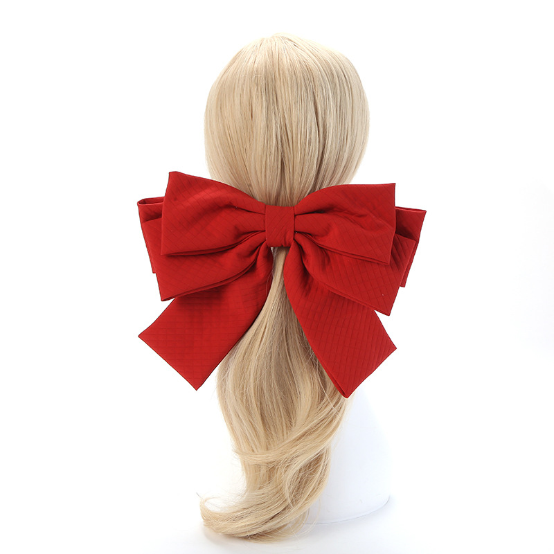 Women's Retro Bow Knot Cloth Hair Clip display picture 2