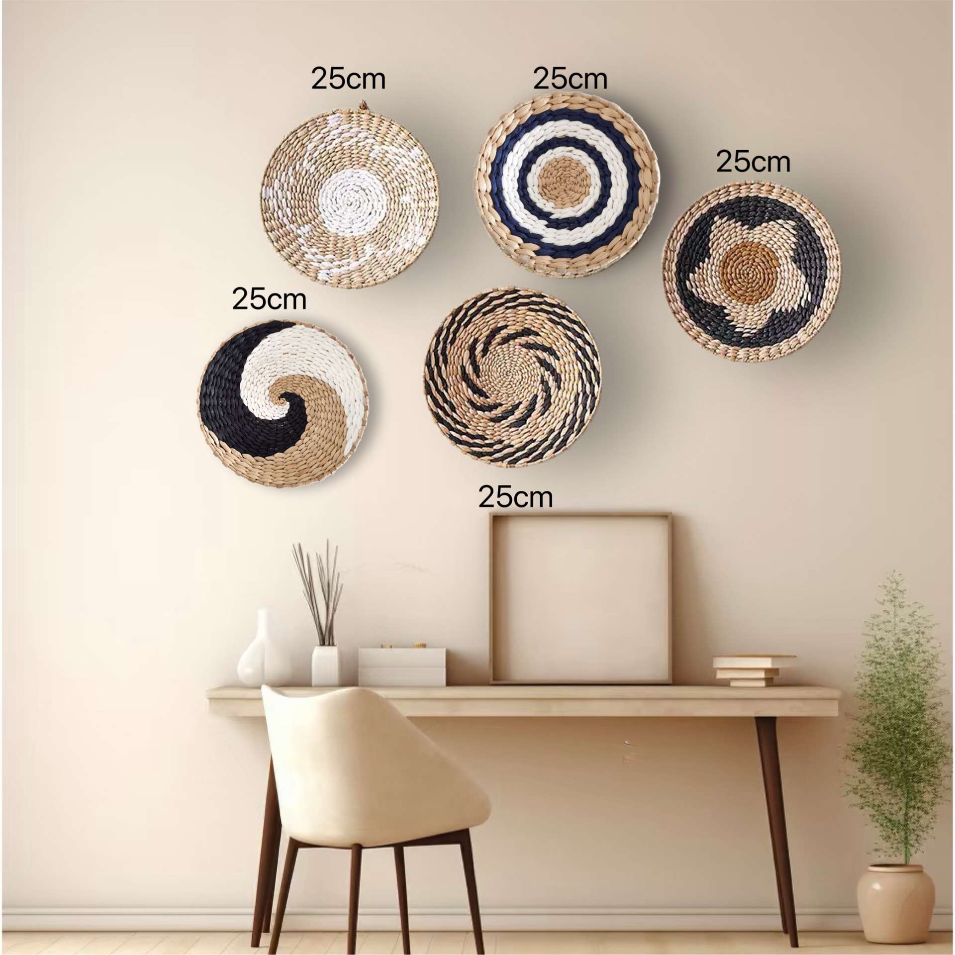 Decoración de Pared Tejida a Mano Estilo Pastoral para Restaurante y Paredes image 16