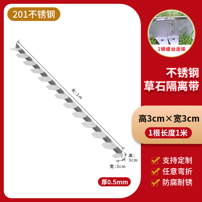 201 acero inoxidable 0,5mm de espesor
