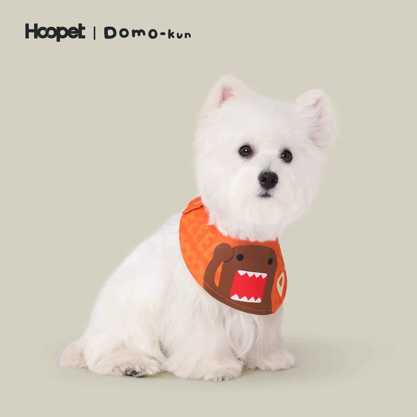 Hoopet × Tama Jun Joint-hat babero para cachorros accesorios para cachorros babero para gatos toalla de saliva para perros