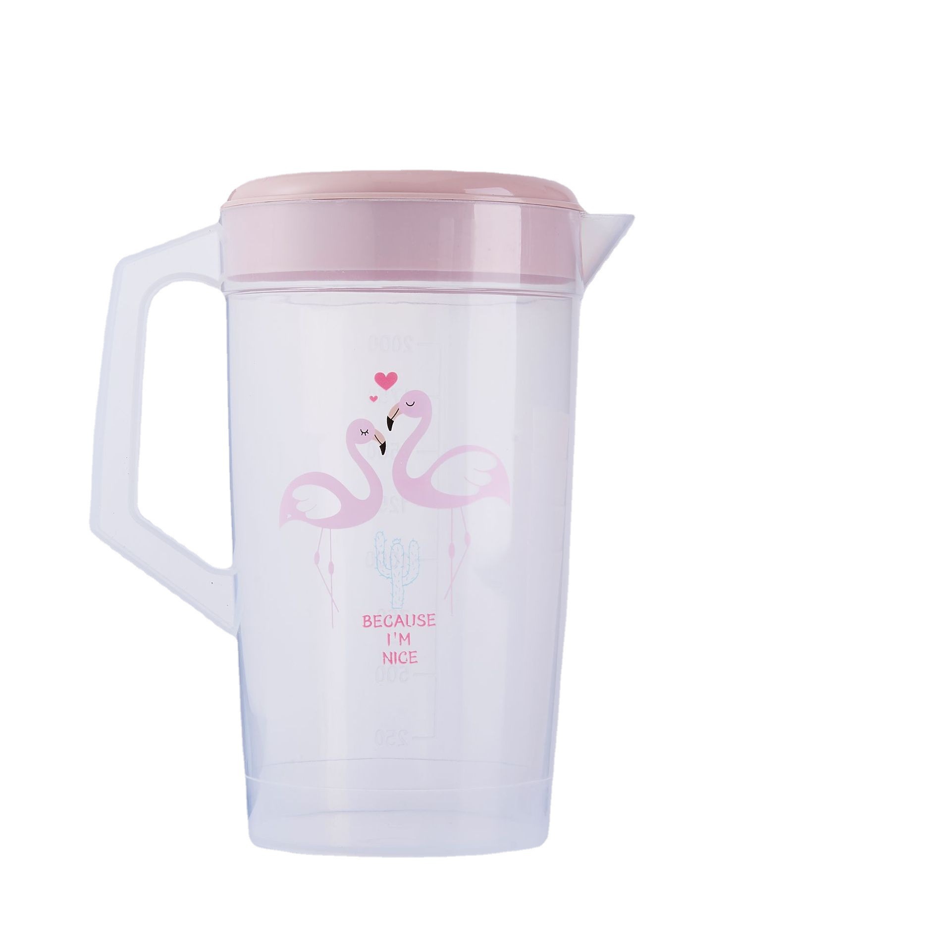 Taza de agua fría de plástico de capacidad múltiple, taza de agua fría resistente al calor, taza de agua fría doméstica de gran capacidad con logotipo imprimible