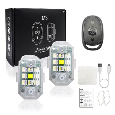 Other lights Led Strobe Light, High Waterproof - m3f-2-lights-remote-control