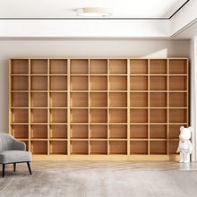 落地书架置物架简易组合柜大容量书柜家用格子柜客厅收纳储物柜子