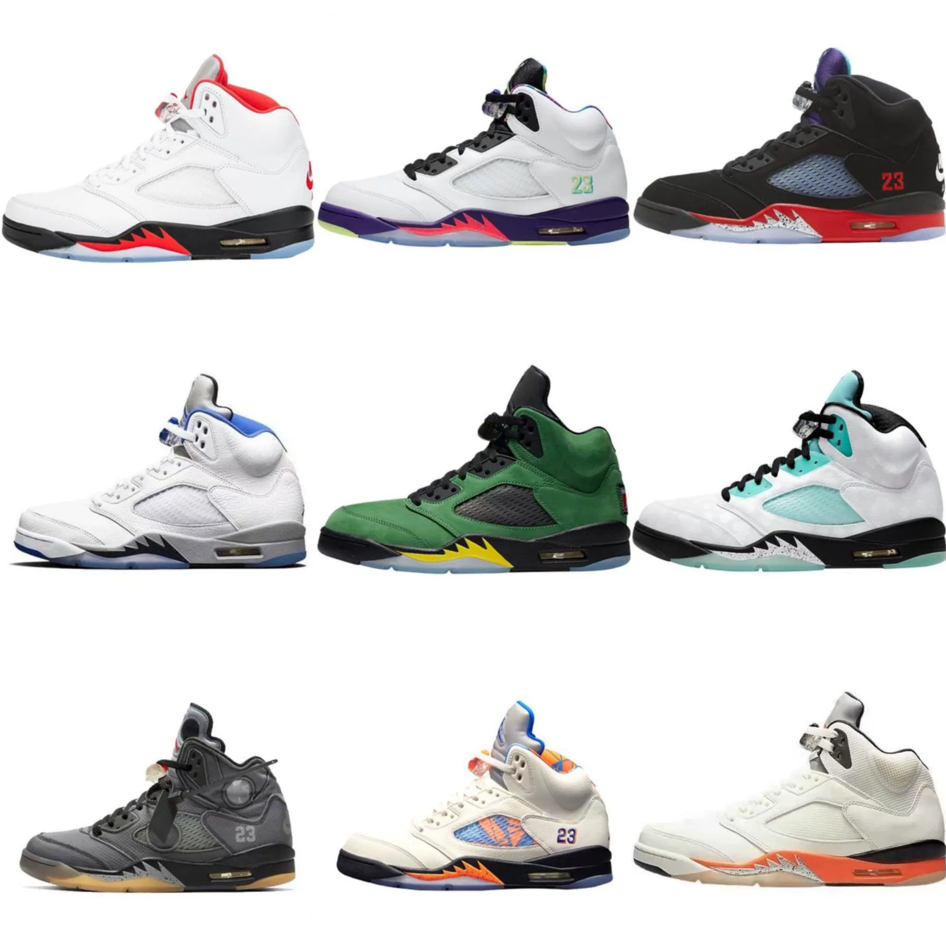 Putian shoes AJ5 Oreo angry bull Joe 5 men's and women's basketball shoes currency high quality foreign trade wholesale