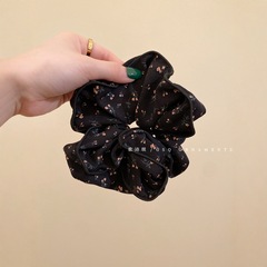 韩系新款碎花蕾丝发圈甜美小蛮腰收腰大肠圈发绳头花低马尾发饰品