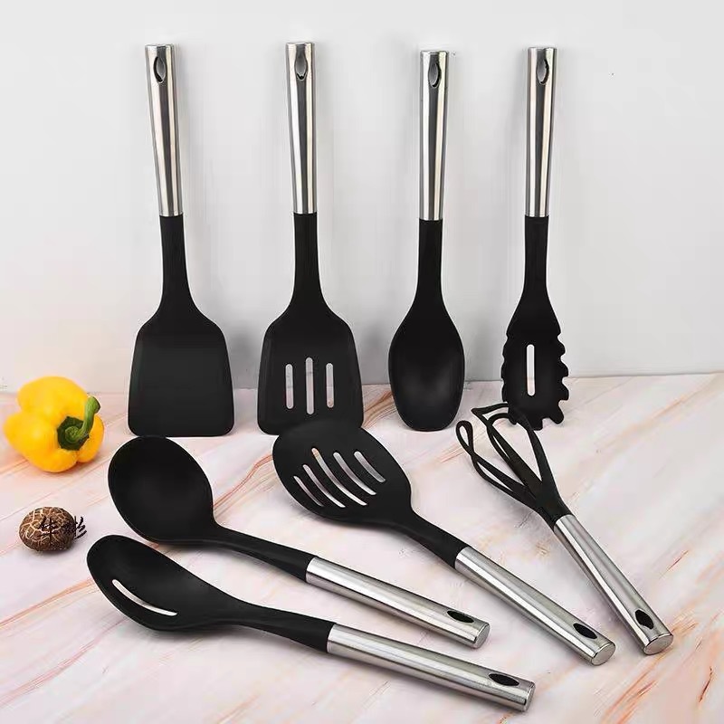 Paleta de cocina antiadherente para el hogar y para la cocina de cocina resistente a altas temperaturas de grado madre e infante